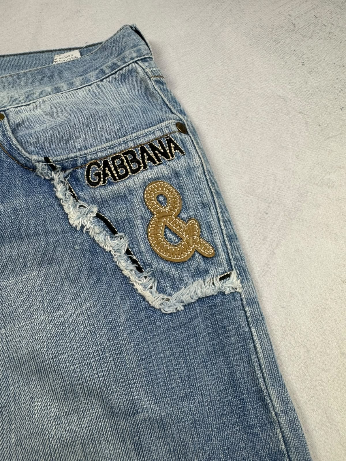 Dolce & Gabbana Big Print Jeans | M