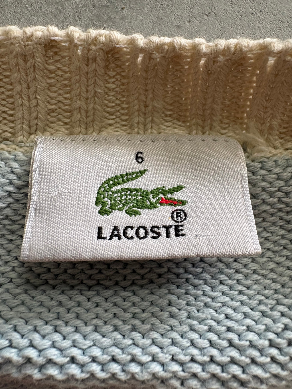 Lacoste Vintage Stripped Pullover l XL
