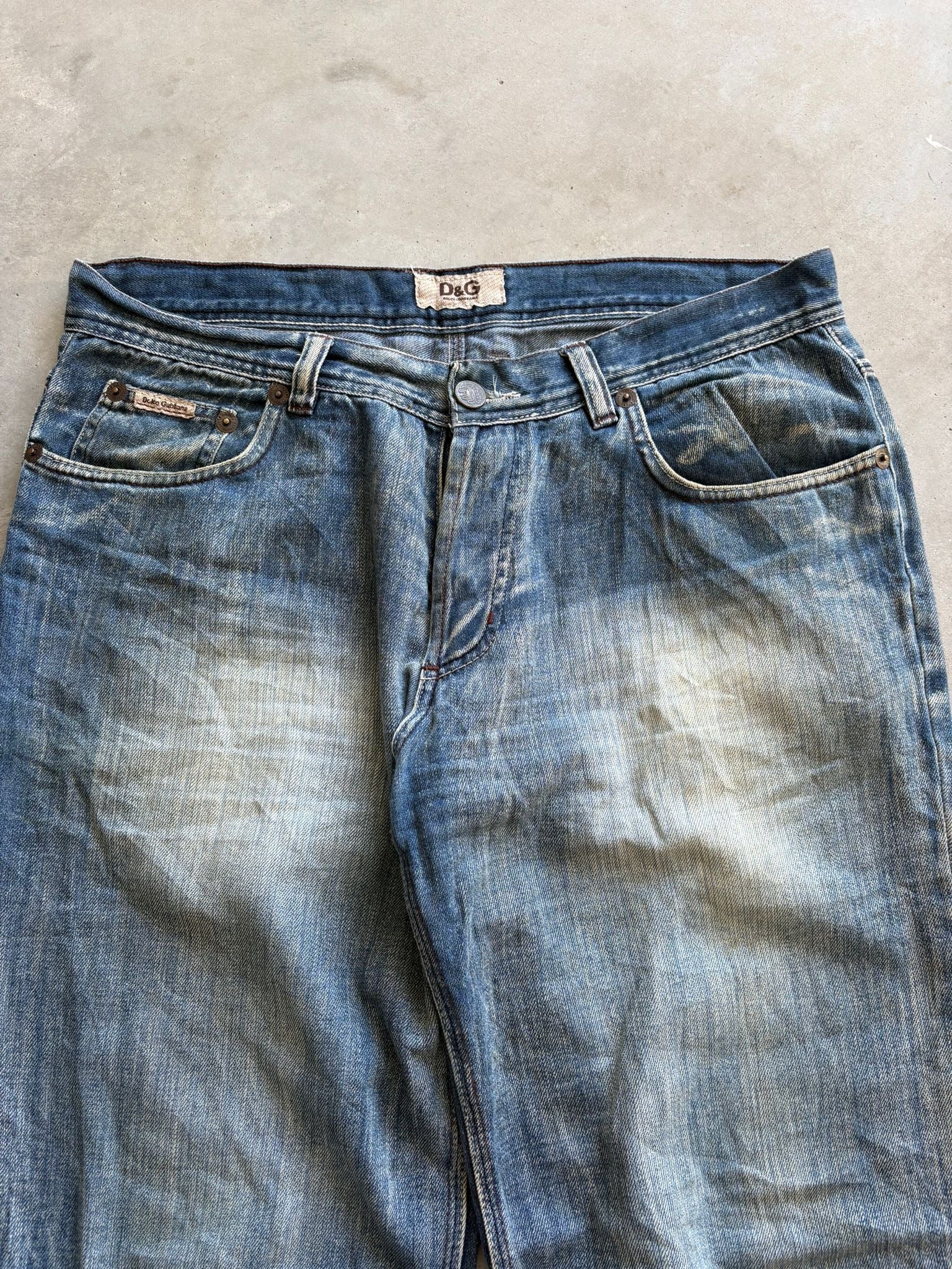 Vintage Dolce & Gabanne Big Print Jeans I XL