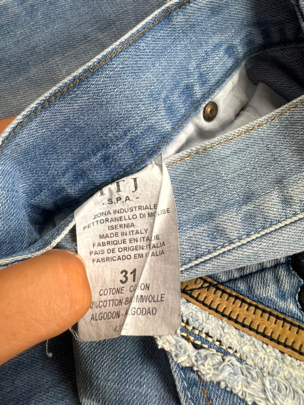 Dolce & Gabbana Big Print Jeans | M