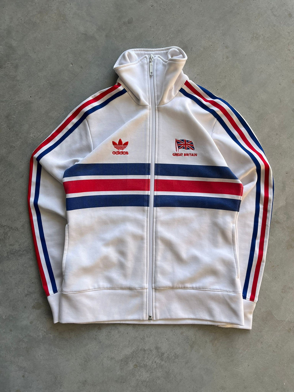Vintage adidas Firebird Great Britain Jacket I L(W)