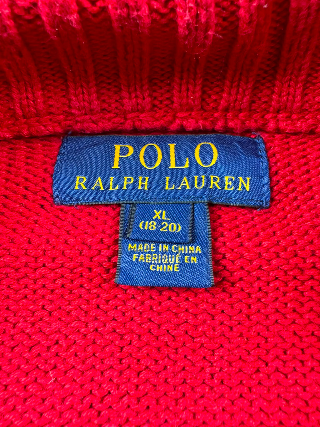 Ralph Lauren Big Pony Zipper | S