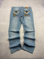 Dolce & Gabbana Big Print Jeans | M
