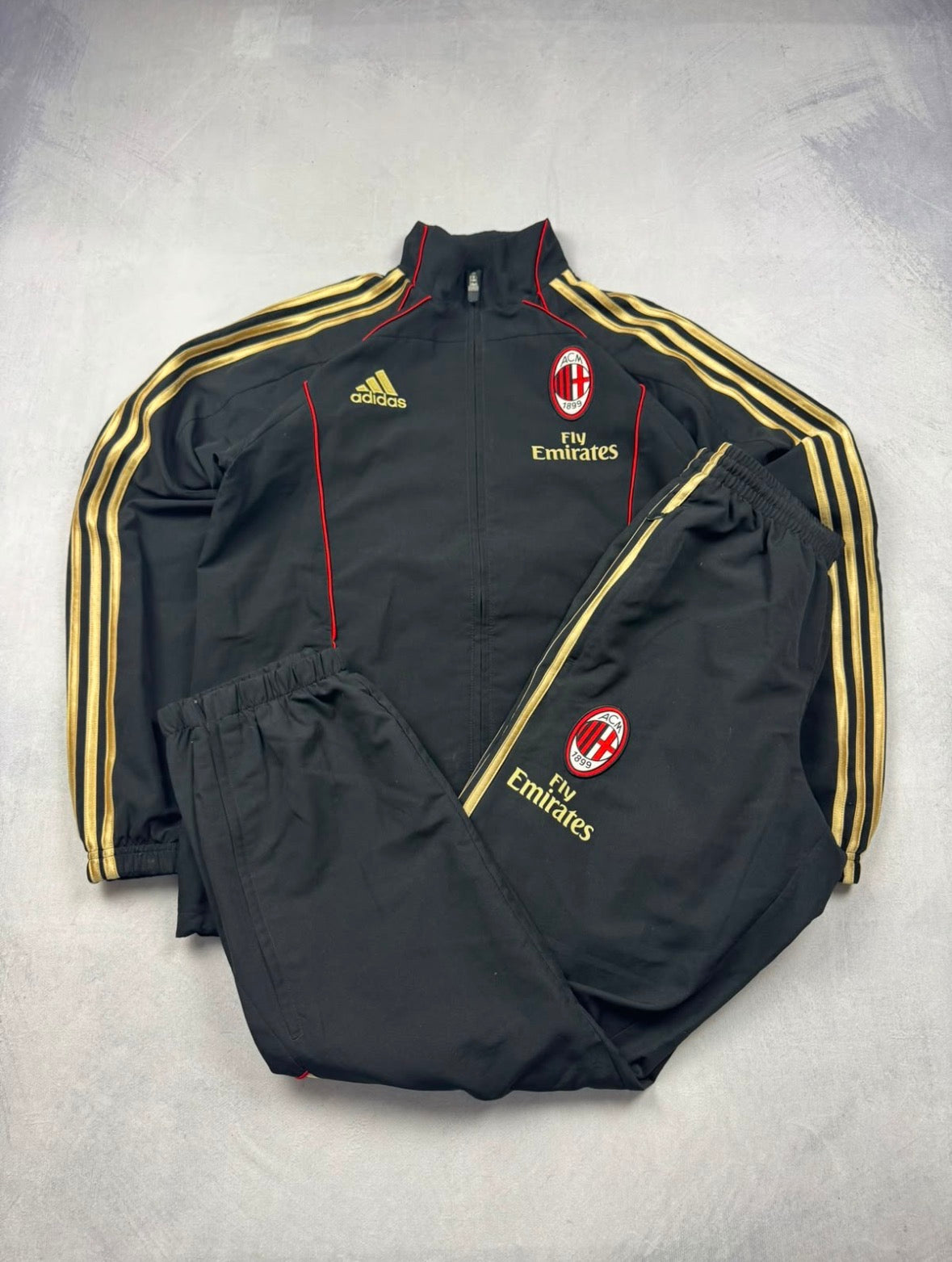 Ac Milan Adidas Tracksuit | S