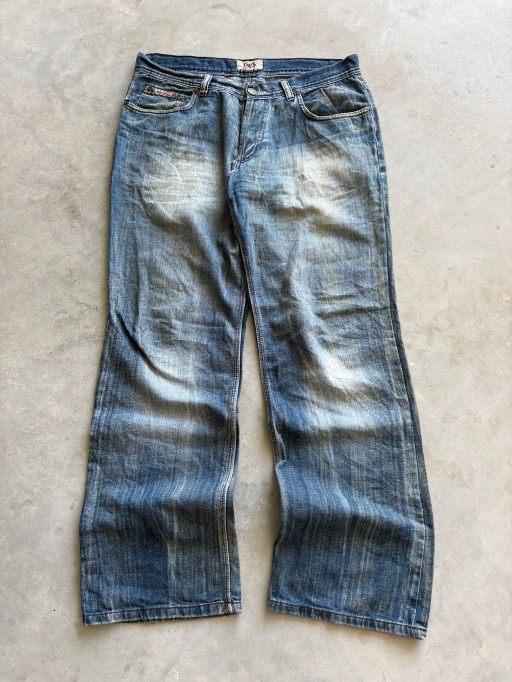 Vintage Dolce & Gabanne Big Print Jeans I XL