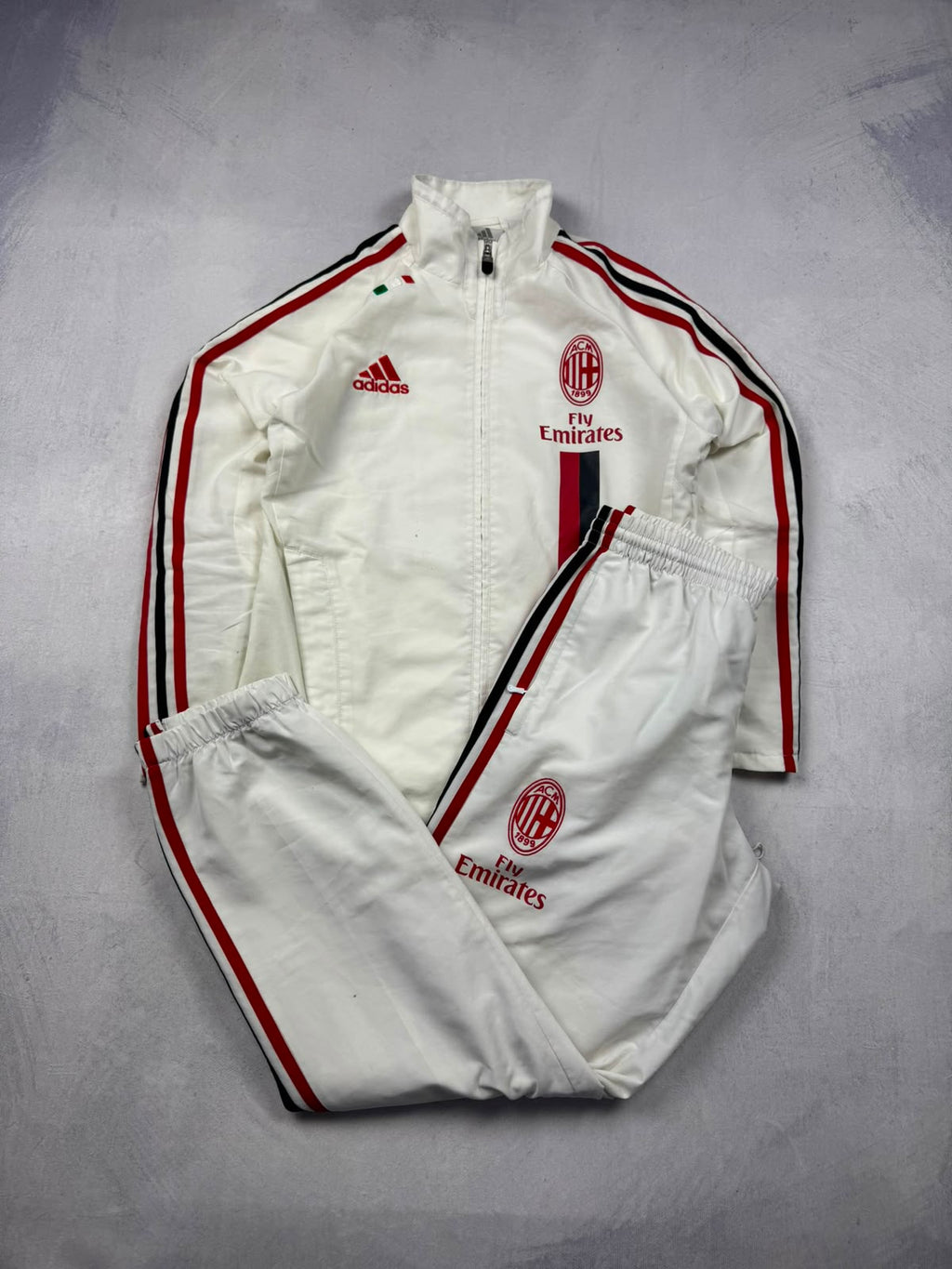 Ac Milan Adidas Tracksuit | S