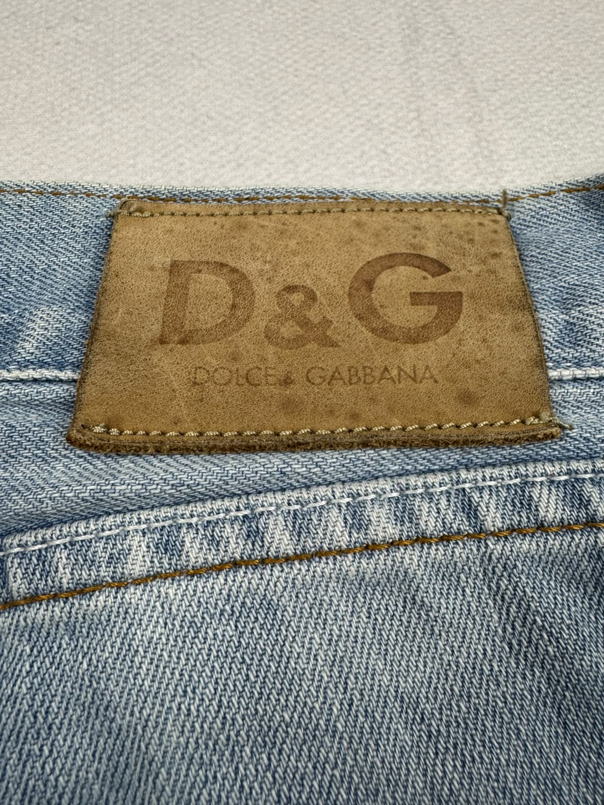 Dolce & Gabbana Big Print Jeans | M