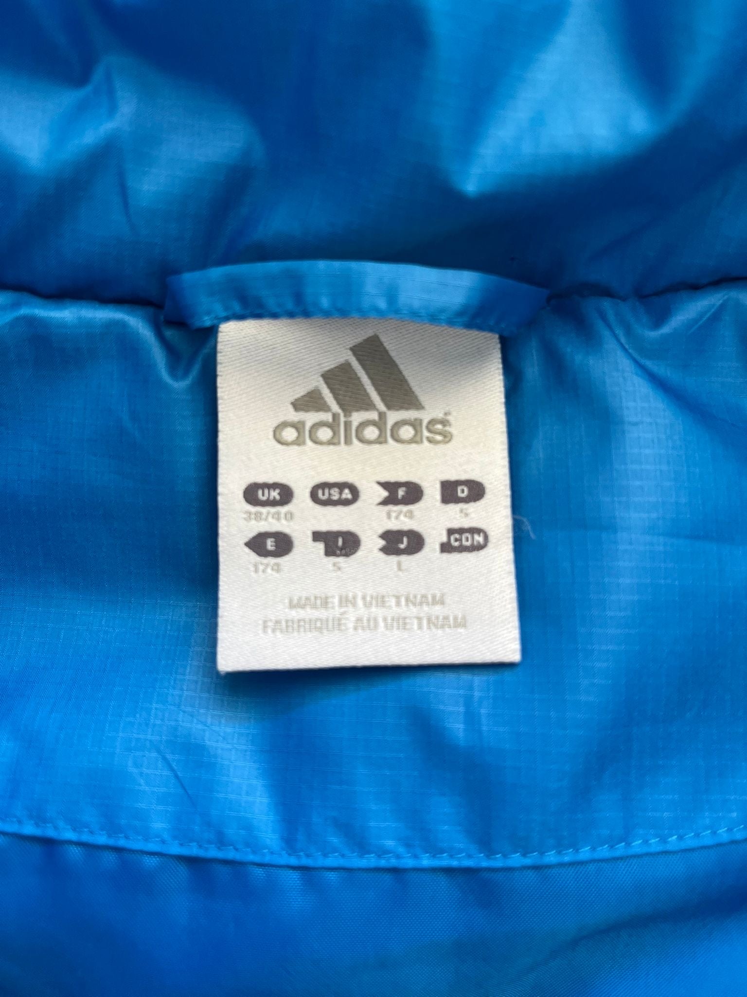 Adidas x Olympique Marseille Puffer Vest I M