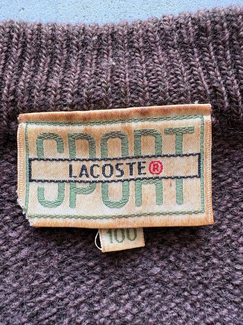 Vintage Lacoste Sweater I L