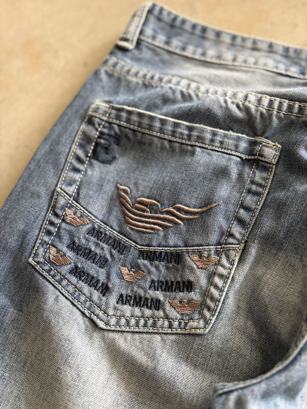 Armani Big Print Jeans l S/M