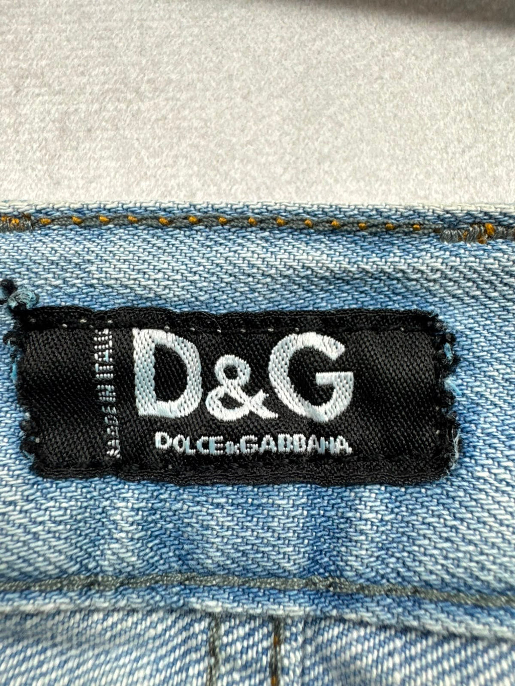 Dolce & Gabbana Big Print Jeans | M