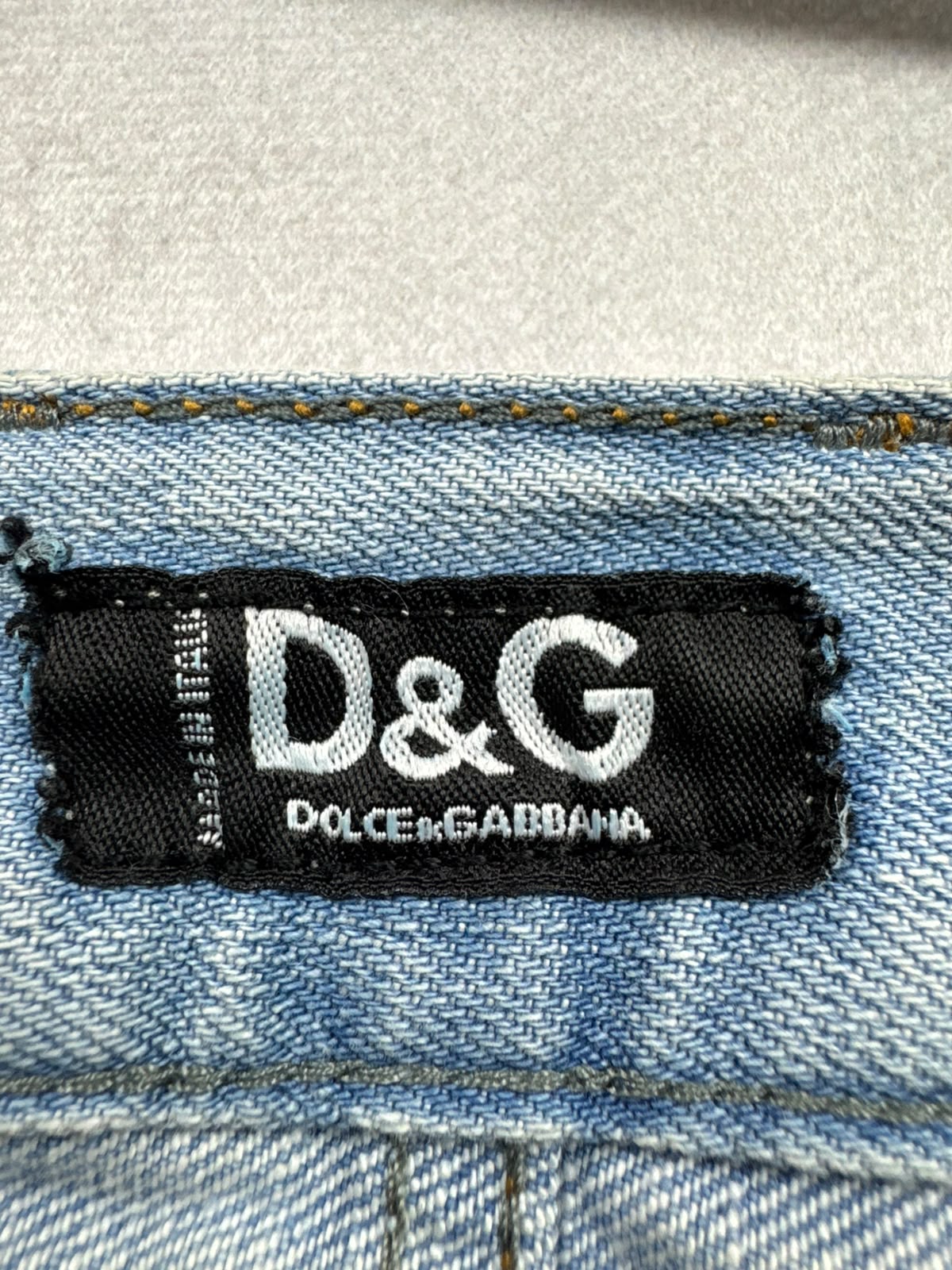 Dolce & Gabbana Big Print Jeans | M